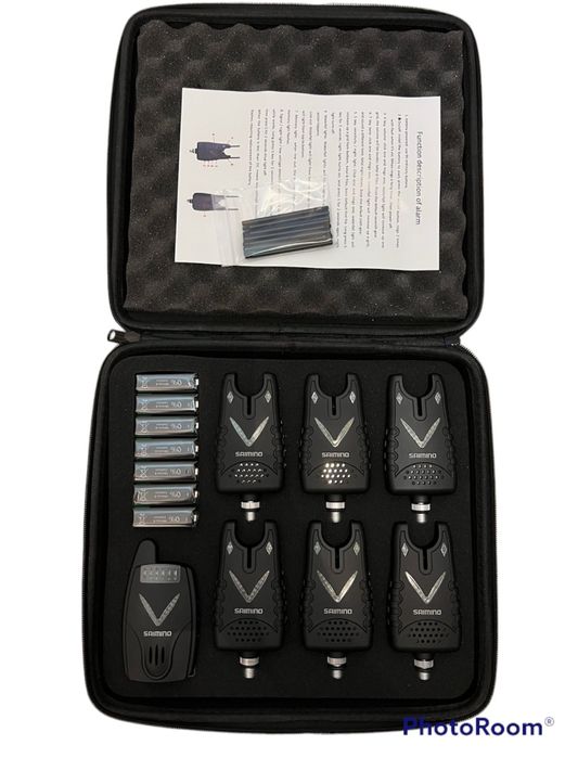 Set de avertizoare senzori pescuit SAIMINO 6 + 1 TLI34