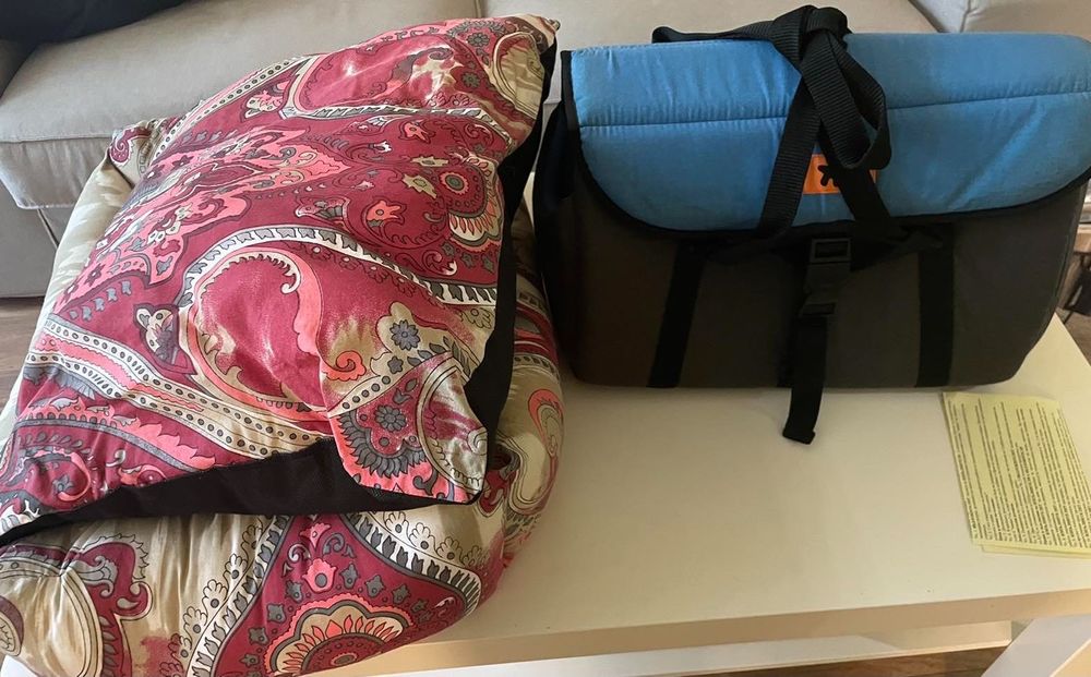 Чанта за котка/куче с постелка