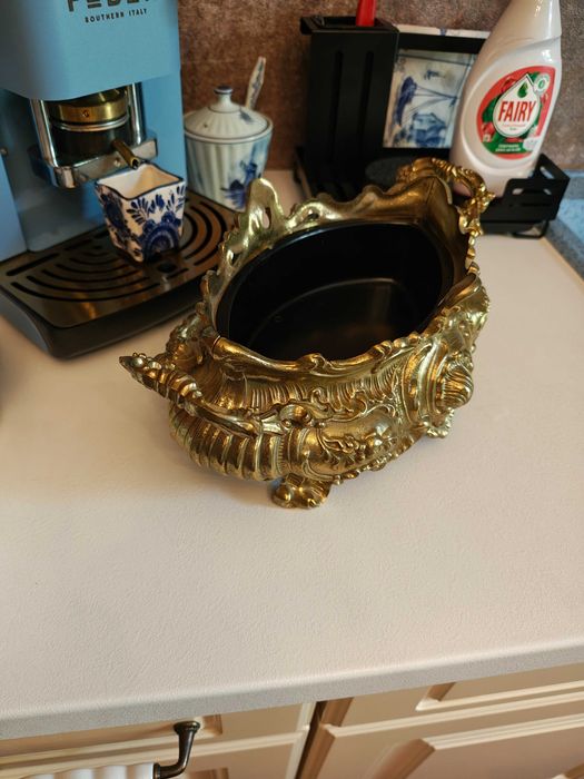 Антикварна масивна бронзова фруктиера Лоплюс подарък