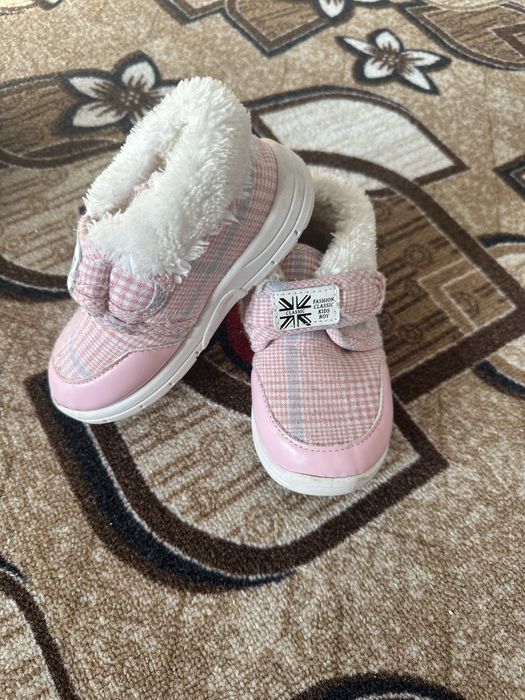 Обувь розовый зимний для девочек