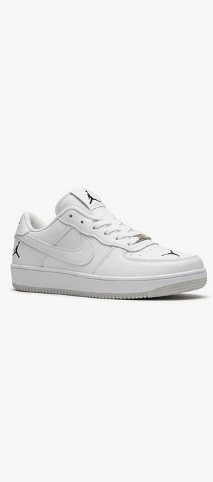Белые кроссовки Jordan (Nike Air Force 1 стиль)