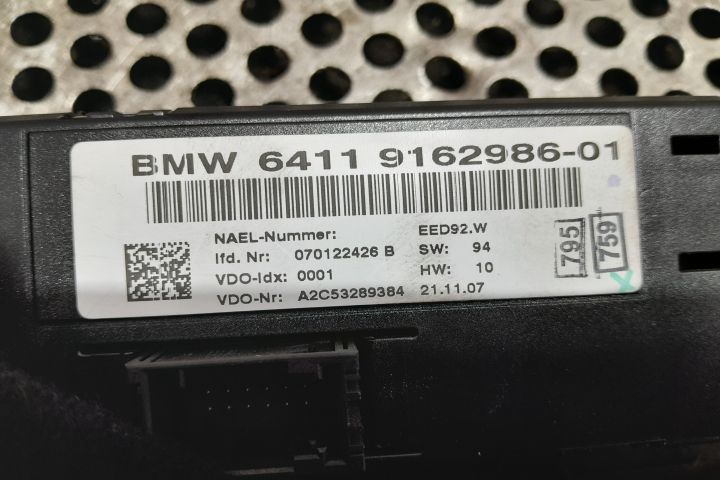 Comanda AC 9162986 9162986 BMW Seria 1 E81/E82/E87/E88 (facelift)