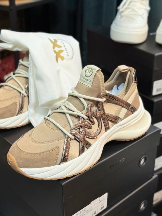 Оригинални сникърси PINKO ARIEL 01 Tabacco 40,41