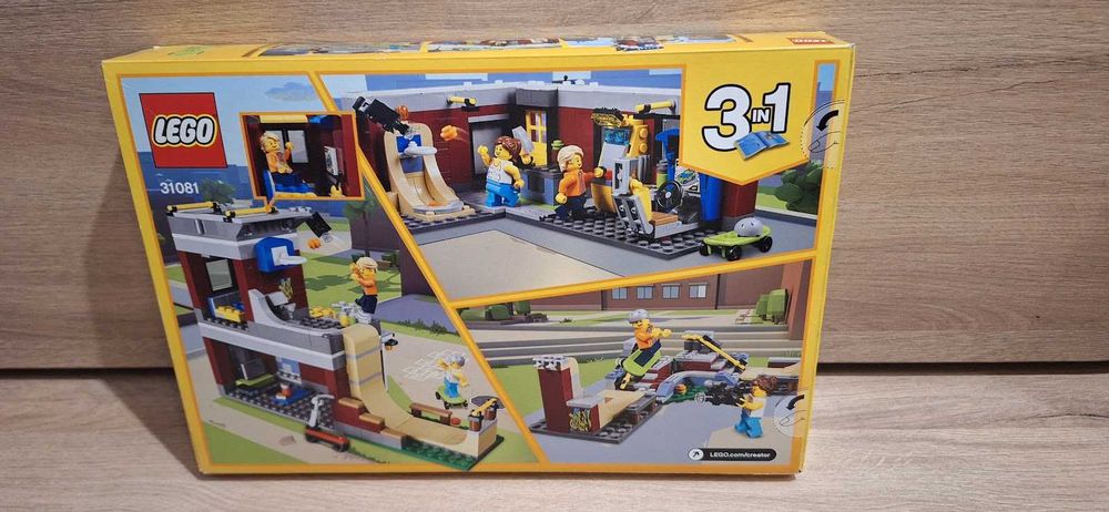 Чисто нов конструктор/Lego Creator 3 в 1 -  Скейтпарк 31081