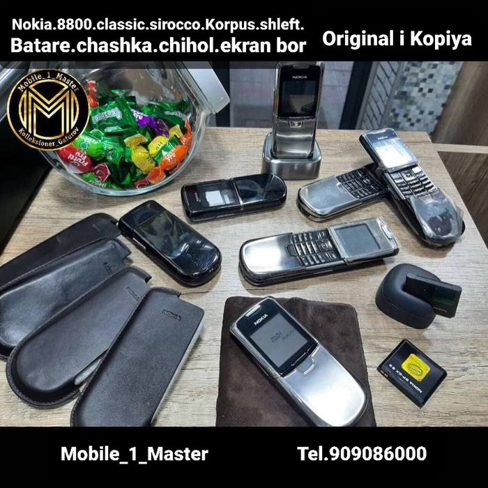 Nokia 8800 va zapchaslar bor
