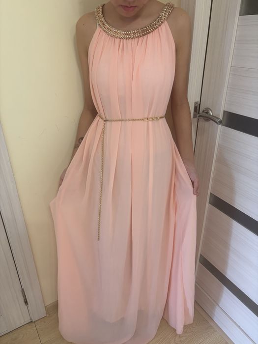 Вечернее нежное платье