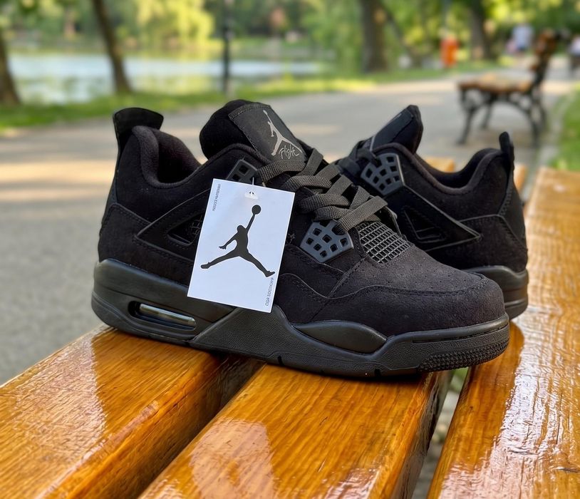 Adidasi Jordan 4 Retro Black - Adidasi Unisex