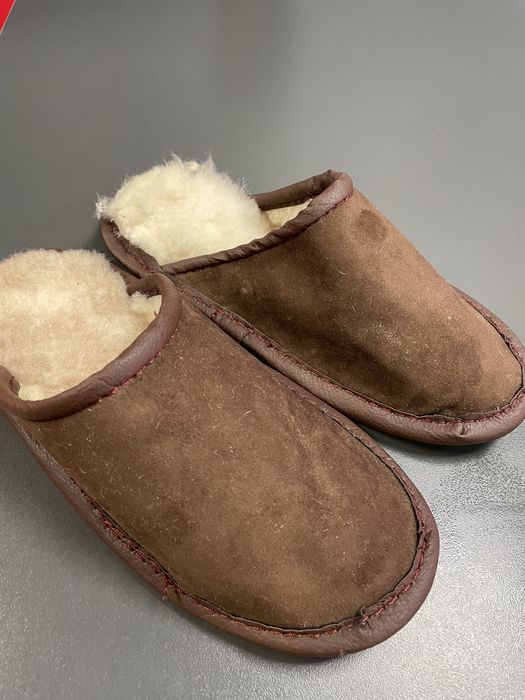 Домашни кожени чехли от естествена кожа