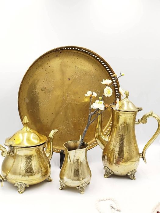 EEPNS silver plated ,Винтидж английски посребрен комплект
Винтидж