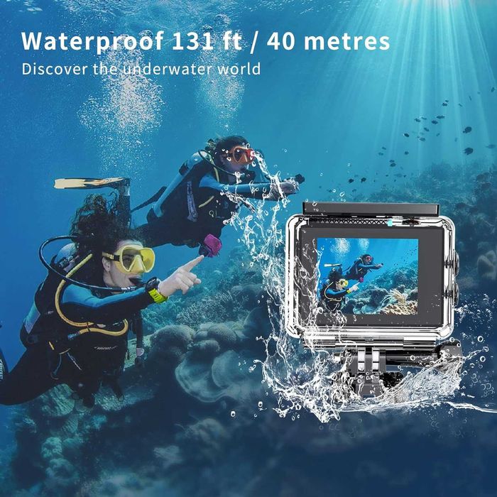 4К Водоустойчива екшън камера с дистанционно  TIMNUT