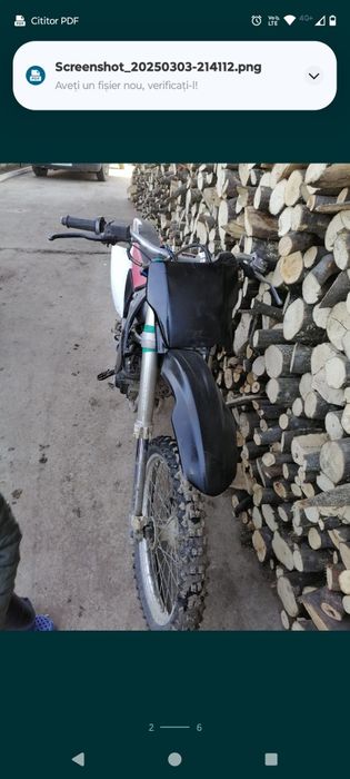 Motocros honda motor cbf 125