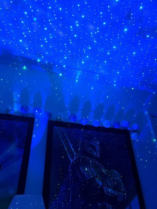 Звезден прожектор, амбиентна светлина с БТ колонка