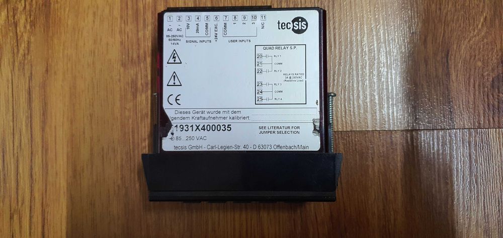 Aparat de masurat si monit. tensiune mecanica Texis E 1931 plus EZE55.