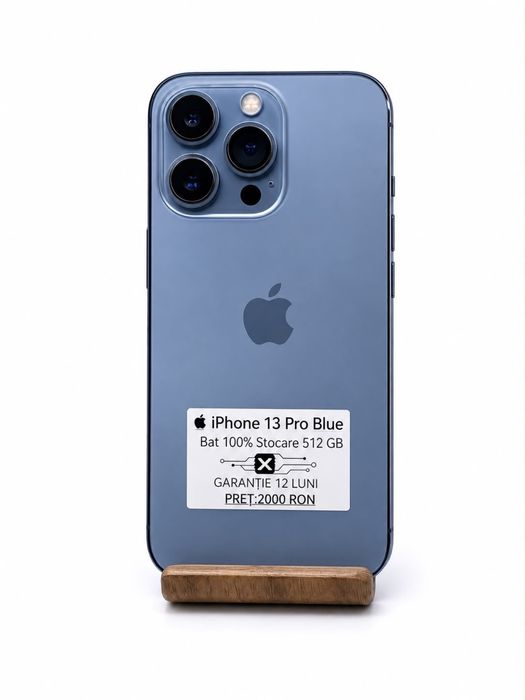 iPhone 13 Pro Sierra Blue 512 GB Impecabil/Garantie 24 luni/Factura/Rate/ Avans 0