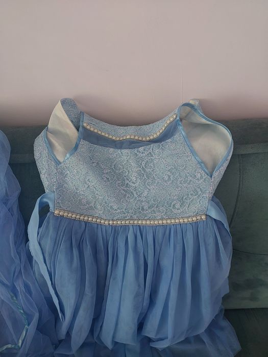 Платье Эльзы голубое