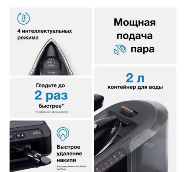Braun парогенератор новый