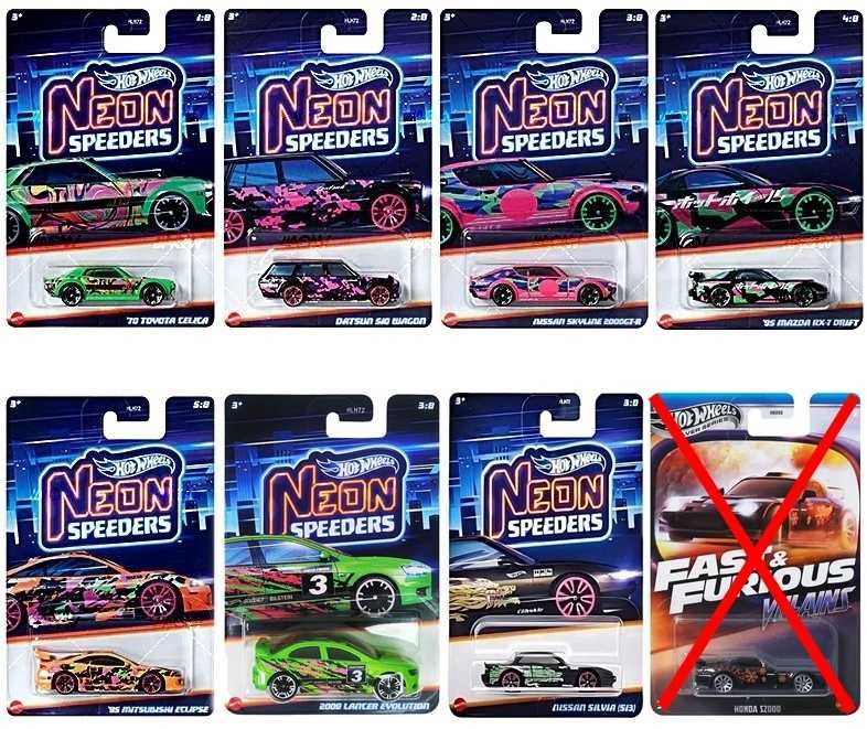 % ПРОМОЦИЯ % Hot Wheels Matchbox колички Honda Nissan Mitsubishi и др.