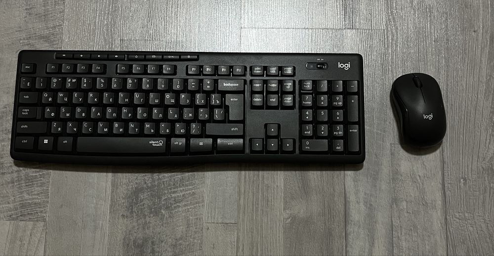 Клавиатура logitech mk295 silent touch