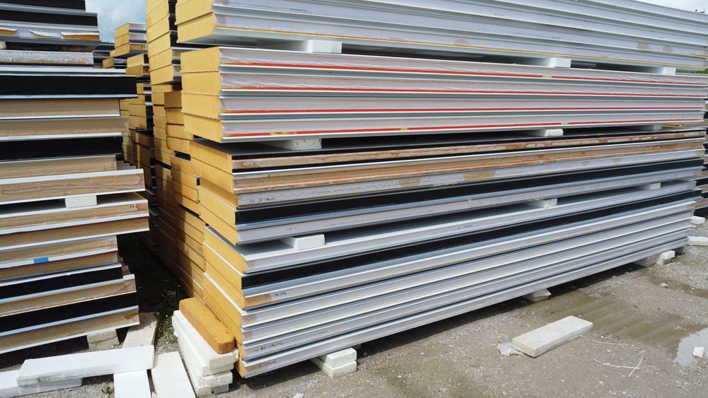 Panouri termoizolante tip sandwich 12-16cm - direct din depozit