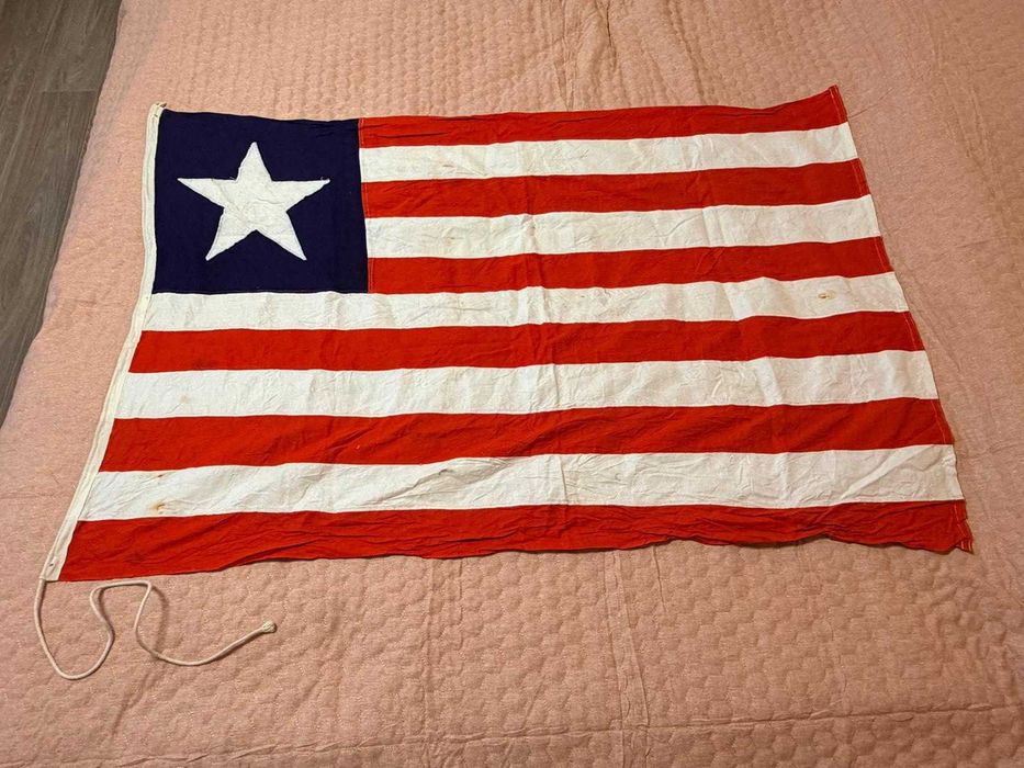 Drapel original vechi al Republicii Liberia