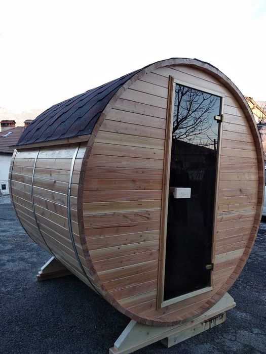 Сауна барел, градинска сауна, сауна тип бъчва ,финландска сауна