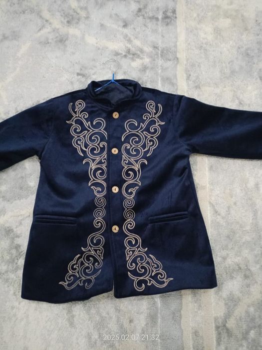 Ұлттық пиджак қамзол балаға 7-9 жасар
