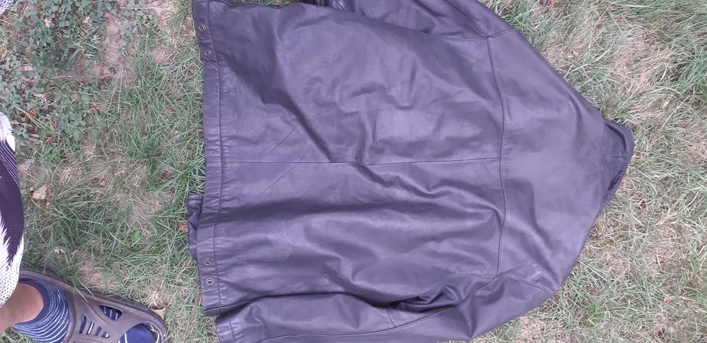 Haină piele mongoleză