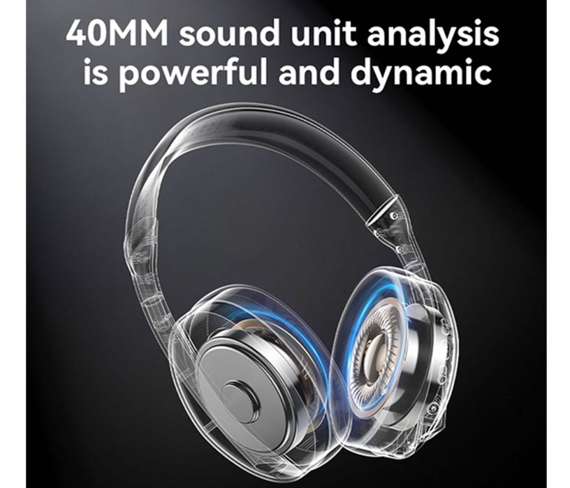 Casti Over-ear, Bluetooth, 500mAh - Yesido (EP08) - Black