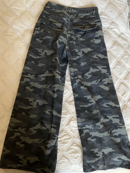 Джинсы камуфляжные