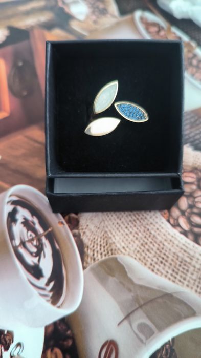 Златен пръстен  уникален италианска изработка