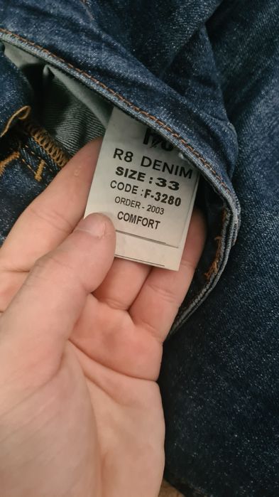 Blugi Denim ca noi fără etichetă