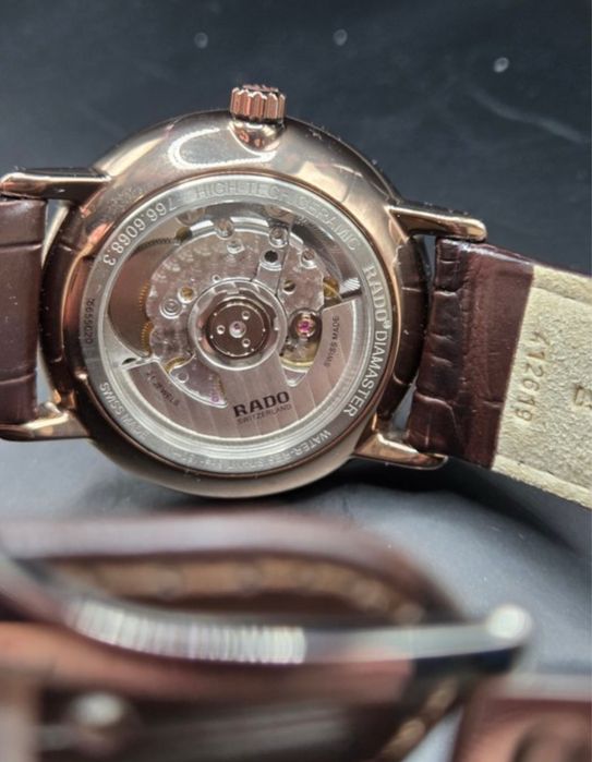 Rado diamaster ceramic placat cu aur