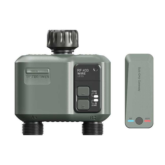 Умный таймер полива с Wi-Fi &RF-433 управлением, программатор орошения