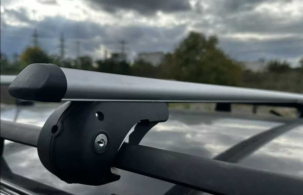 Напречни греди за багажник, 120cm с ключ