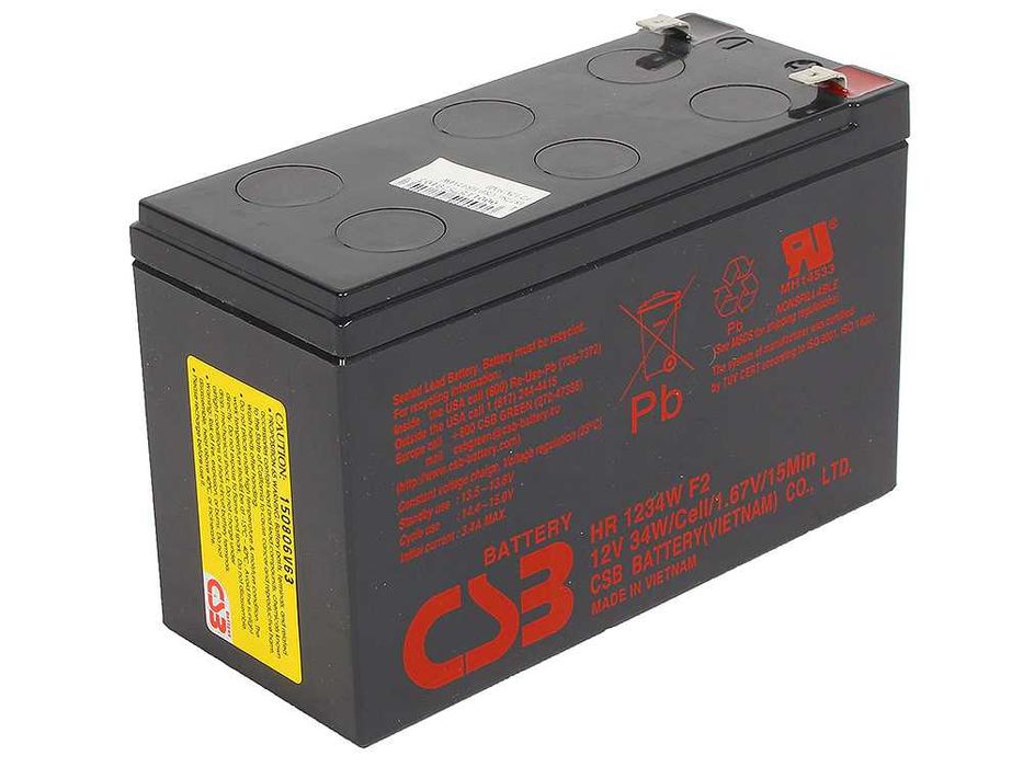 CSB HR1234W 12V/9Ah   AGM, 151x94x65 мм