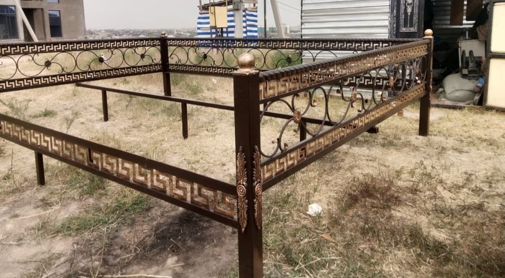 Тапчан с ковками размеры 3/4