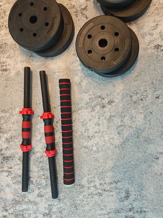 Set gantere si haltera 26 kg