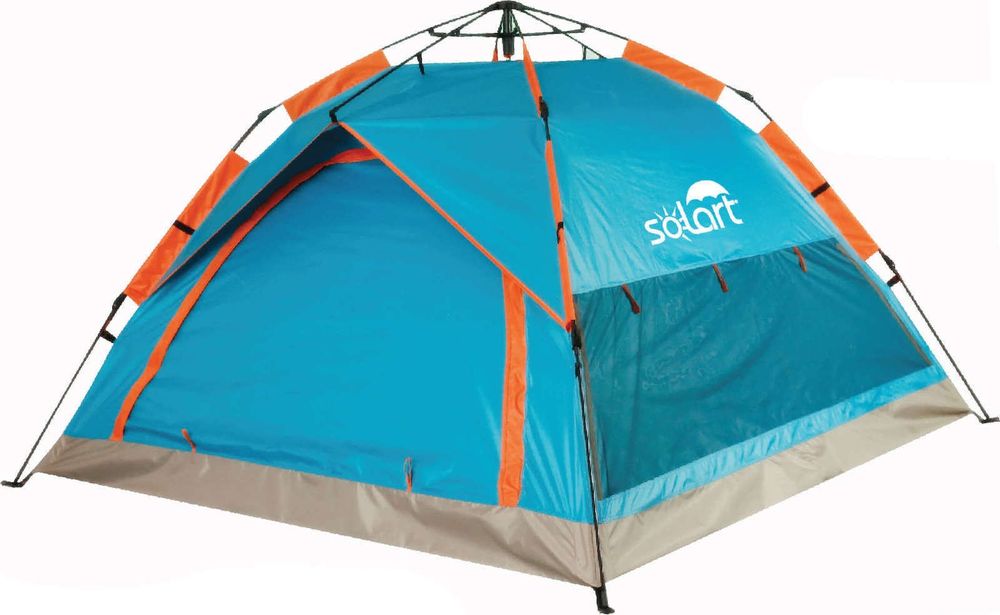 Cort plaja automat Solart, 4 persoane, protectie solara UPF 30