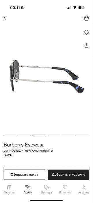 Очки Burberry