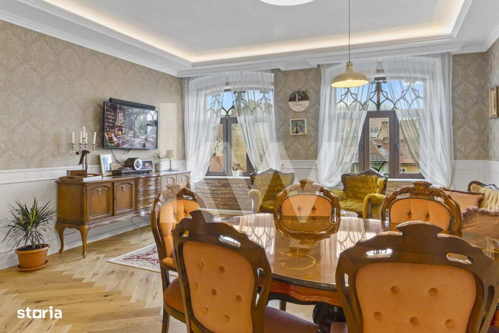 Apartament unic in centrul Brasovului | 142 mp | Terasa cu vedere spre
