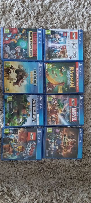 PS4 slim, 1TB +14 jocuri CD