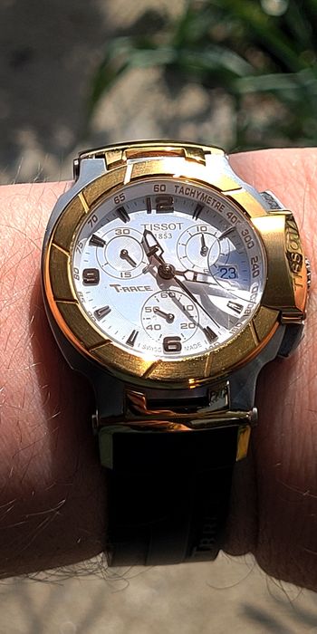 Ceas Tissot T-Race Donna original – gold/steel, cronograf