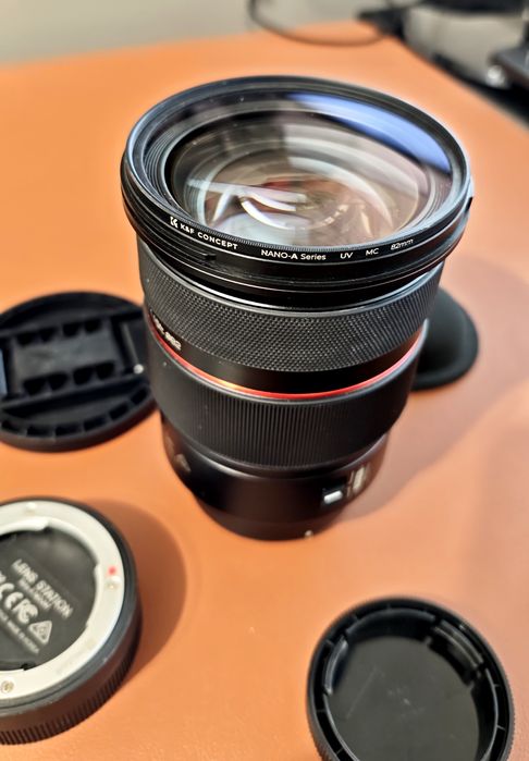 Samyang 24 70 Sony FE plus filtru și dock