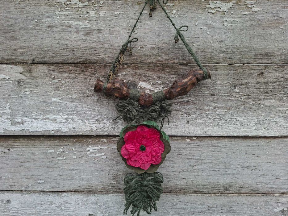 Лоза - декор за стена, макраме