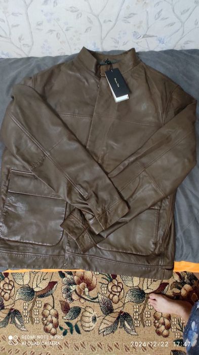 Кожаная куртка Massimo Dutti