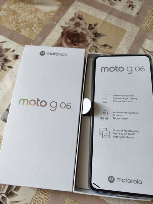 Moto g06 Чисто нов с гаранция 2 години