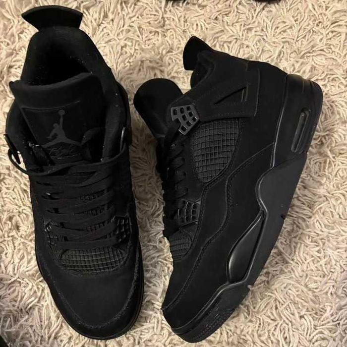 Nike Air Jordan 4 Black Cat Кецове 36-45 Номер