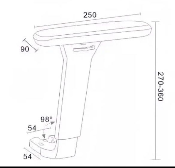 Подлокотники ддя кресла DXRACER 4D