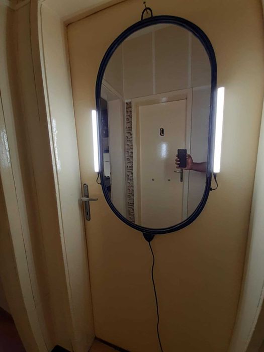 огледало ковано желязо , лед осветление