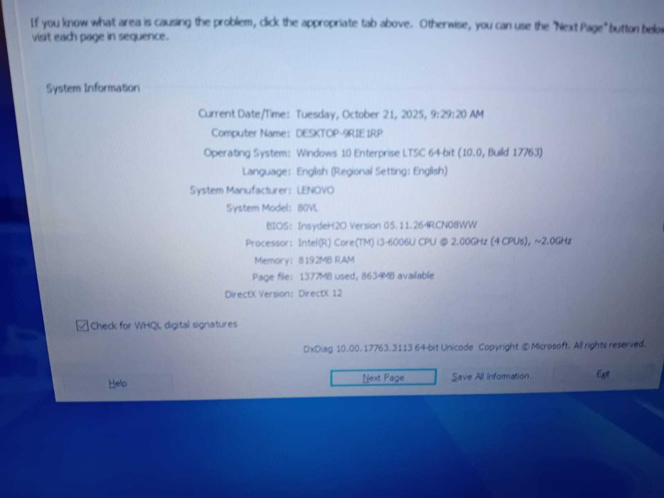 (AG33) Laptop Lenovo Ideeapad 110 i3 6006U 8gb HDD 500 Garantie 2 ani!